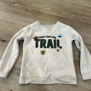 Kids garanimals 5T crew neck make your own trail sweatshirt